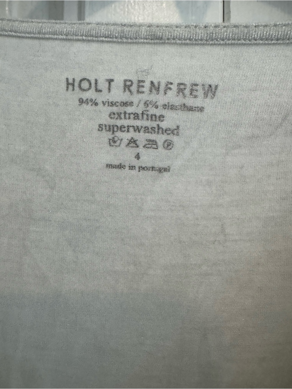 Holt Renfrew Beautiful Silver Cowl Neck Tank Top - Women size s to m - Picture 4 of 4